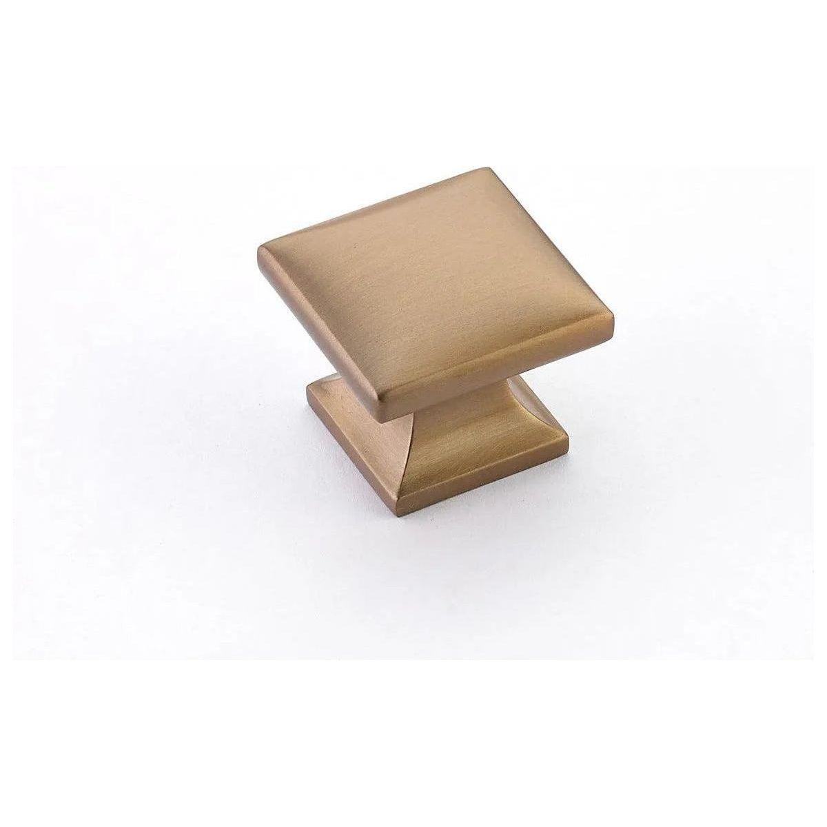 Schaub - Northport Smooth Square Knob - 219-BBZ - Canada Light Shop