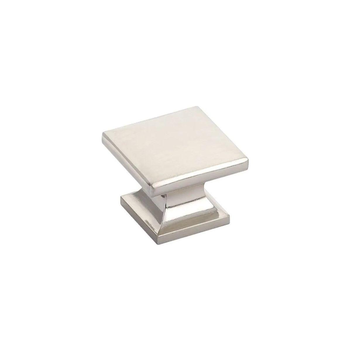 Schaub - Northport Smooth Square Knob - 219-BN - Canada Light Shop