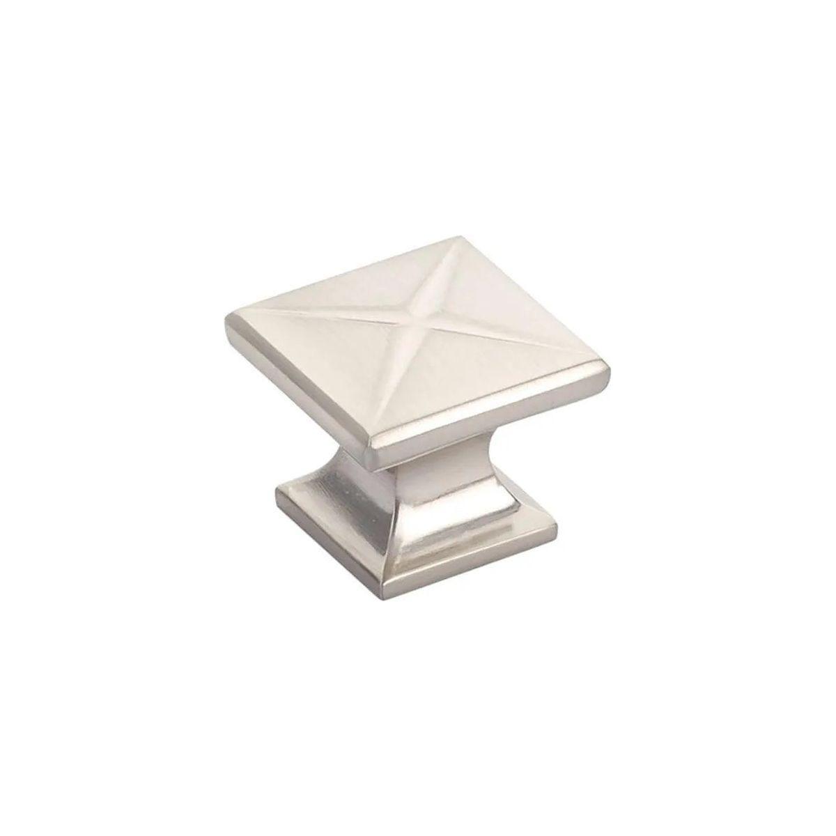Schaub - Northport Square Knob - 215-BN - Canada Light Shop