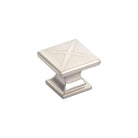Schaub - Northport Square Knob - 215-BN - Canada Light Shop
