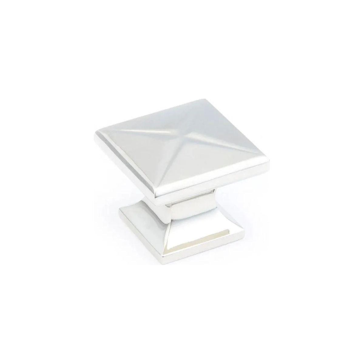 Schaub - Northport Square Knob - 215-PN - Canada Light Shop