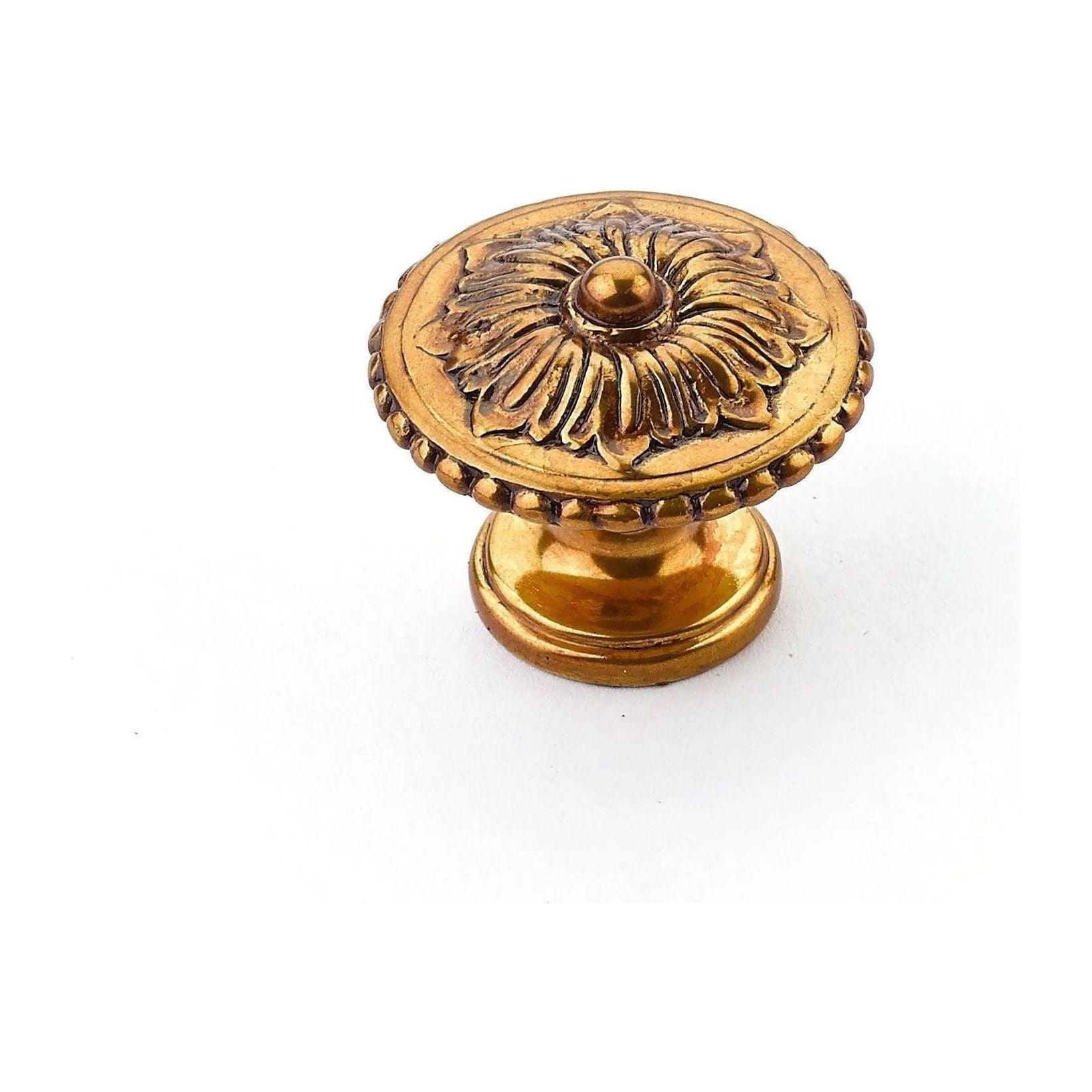 Schaub - Sonata Flower Round Knob - 930-PAR - Canada Light Shop