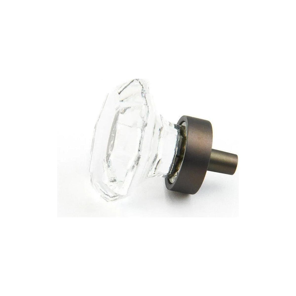 Schaub - Stargaze Octagonal Glass Knob - 71-C-BZ - Canada Light Shop