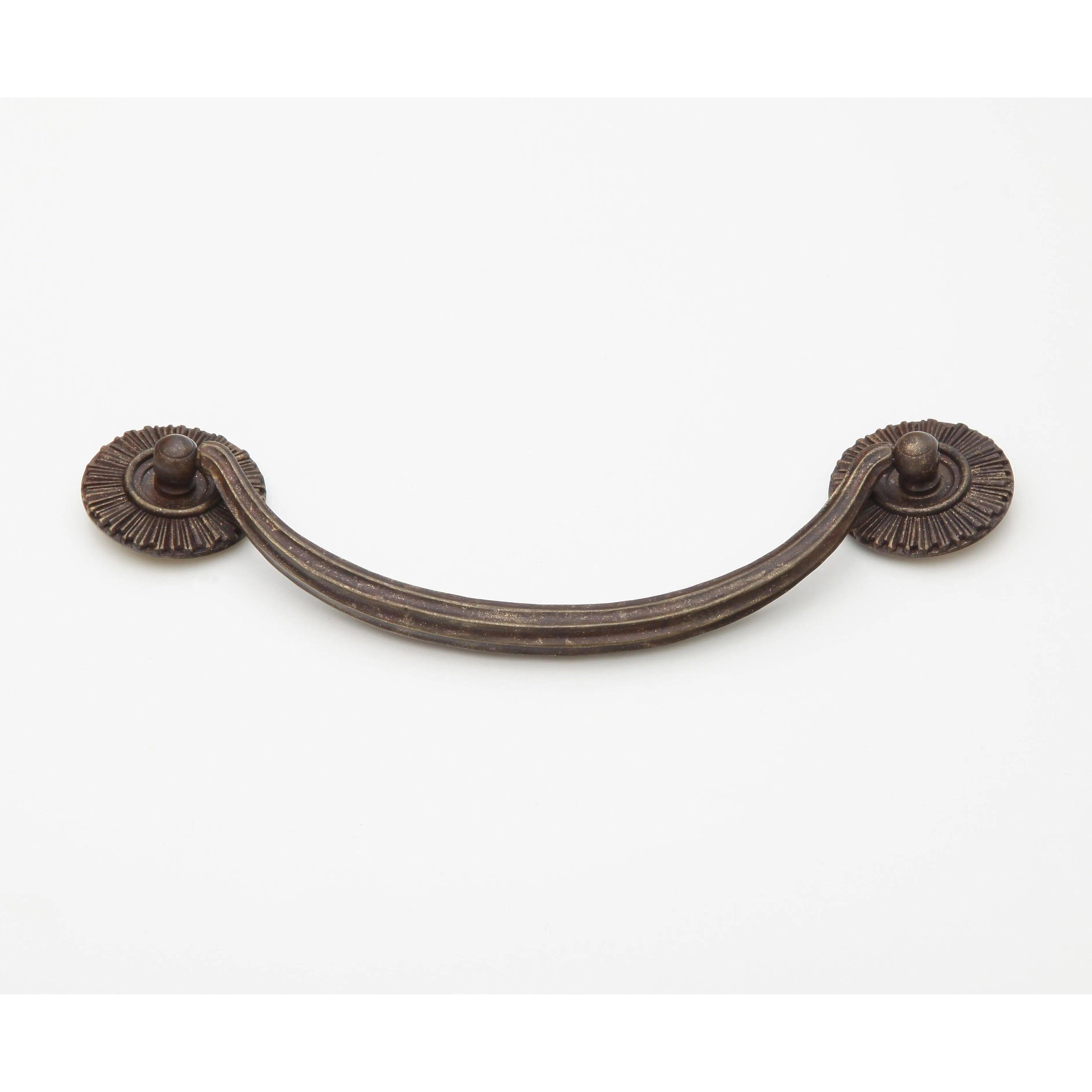 Schaub - Sunburst Bail Pull with Rosettes - 978-HLB - Canada Light Shop