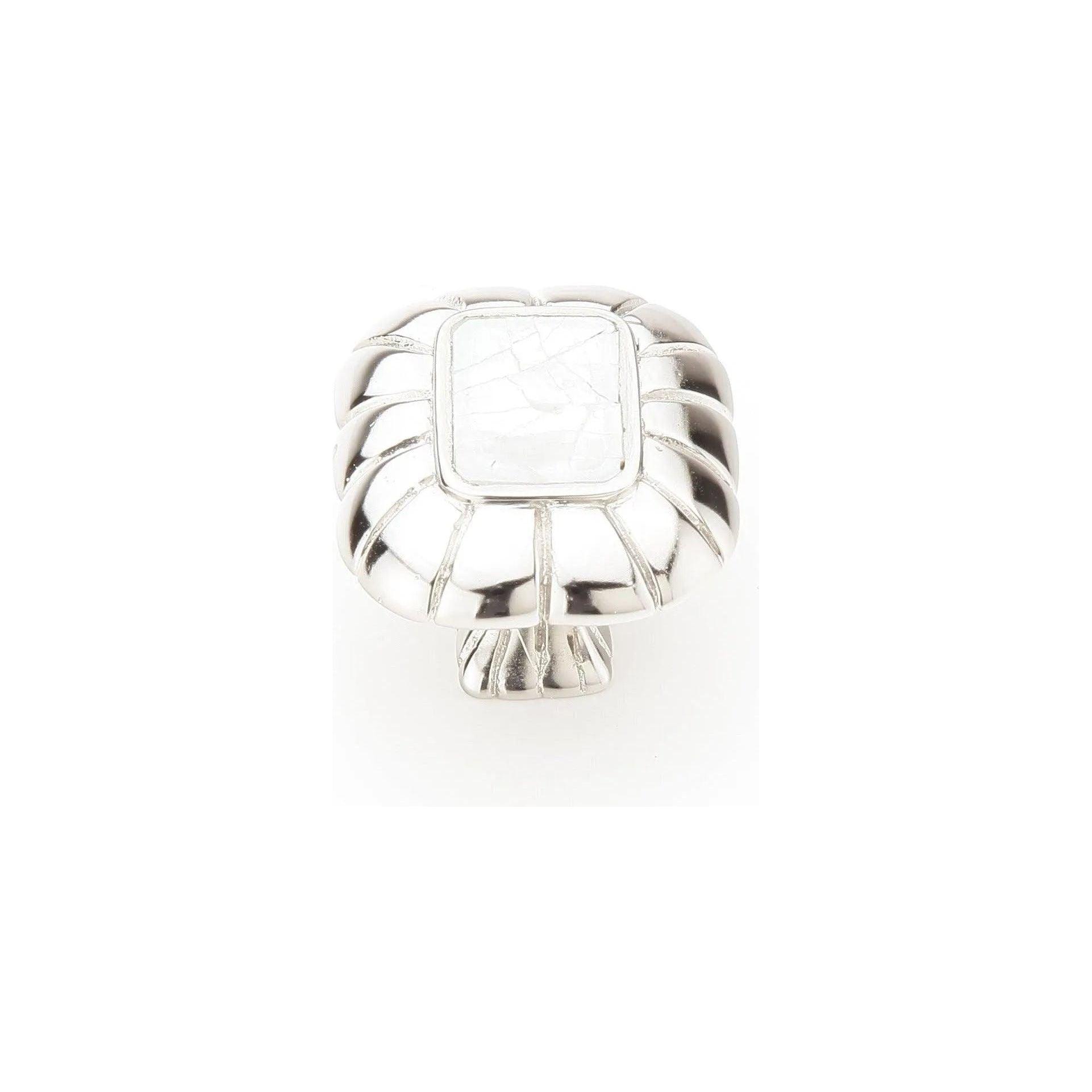 Schaub - Symphony Rectangle Knob - 851-MOP/PN - Canada Light Shop