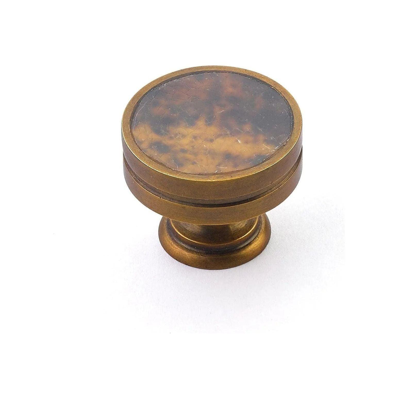 Schaub - Symphony Round Flat Knob - 990-PEN/ED - Canada Light Shop
