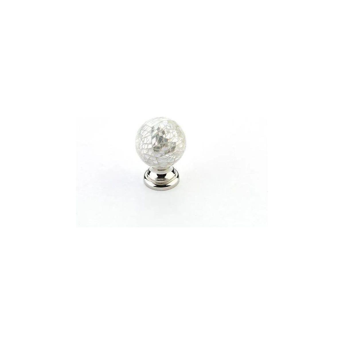 Schaub - Symphony Round Knob - 857-MOP/PN - Canada Light Shop
