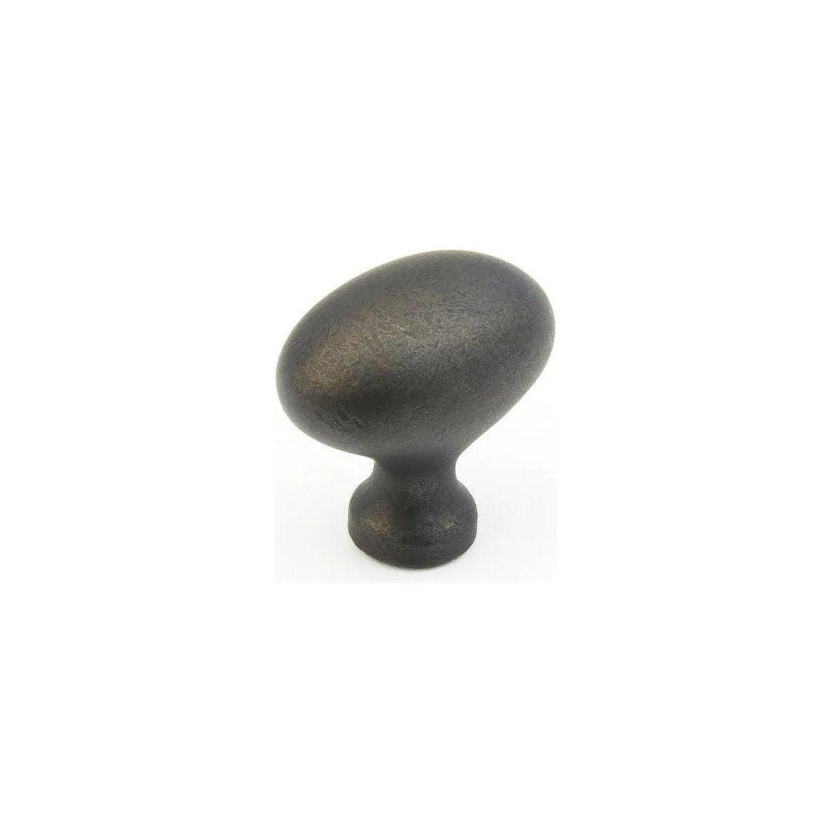 Schaub - Traditional Oval Knob - 719-DBZ - Canada Light Shop