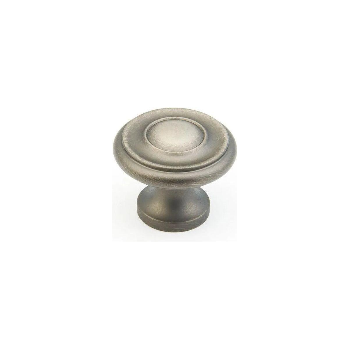 Schaub - Traditional Round Knob - 703-AN - Canada Light Shop