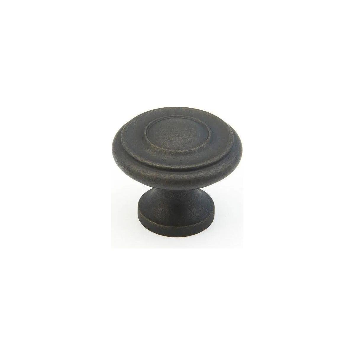 Schaub - Traditional Round Knob - 703-DBZ - Canada Light Shop