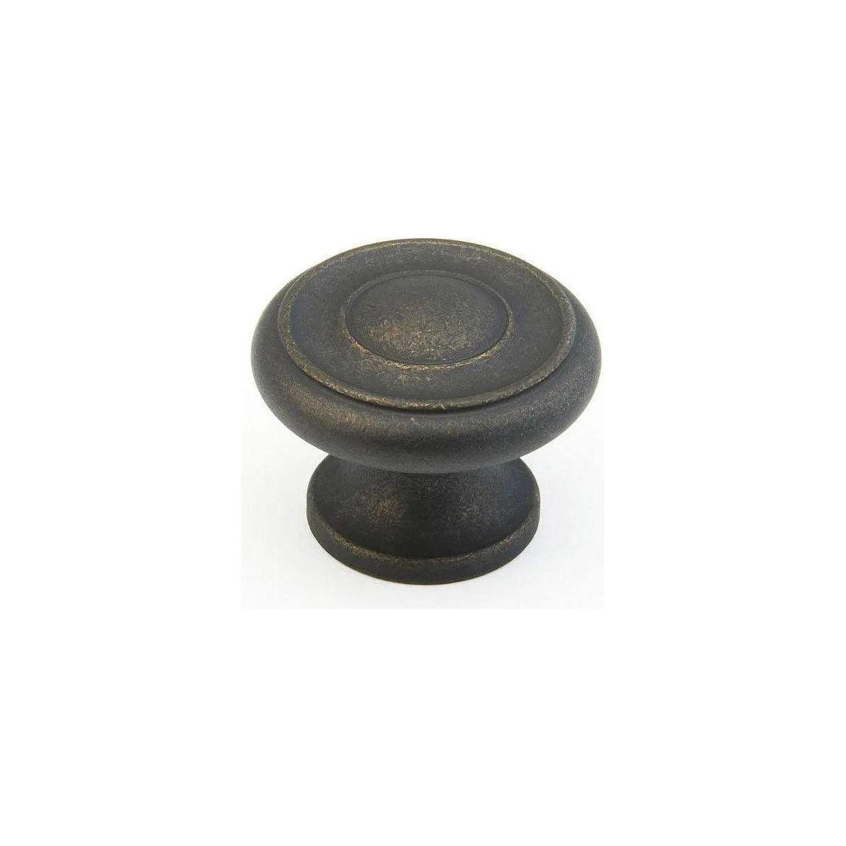 Schaub - Traditional Round Knob - 704-DBZ - Canada Light Shop