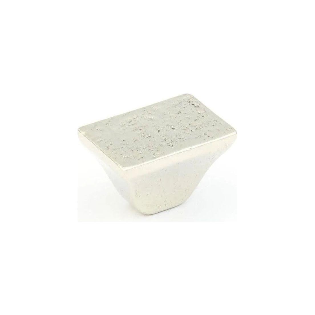 Schaub - Vinci Rectangle Knob - 814-PWB - Canada Light Shop