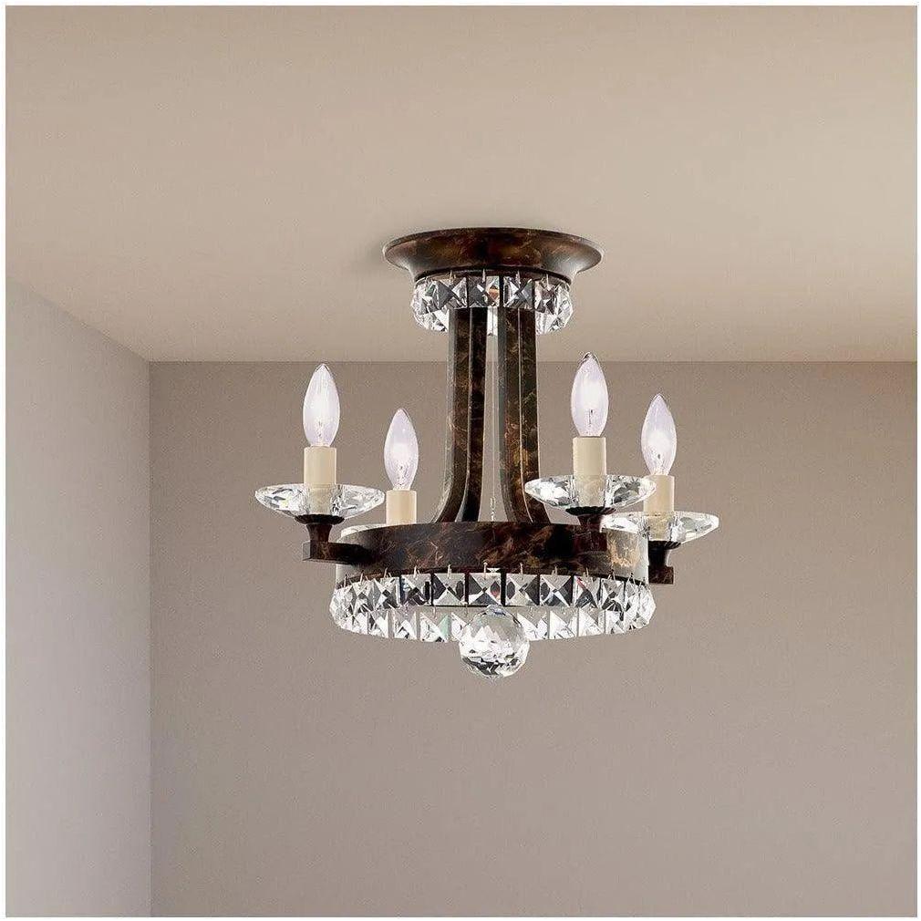 Schonbek 1870 - Early American Semi Flush - ER1201N-76S - Canada Light Shop