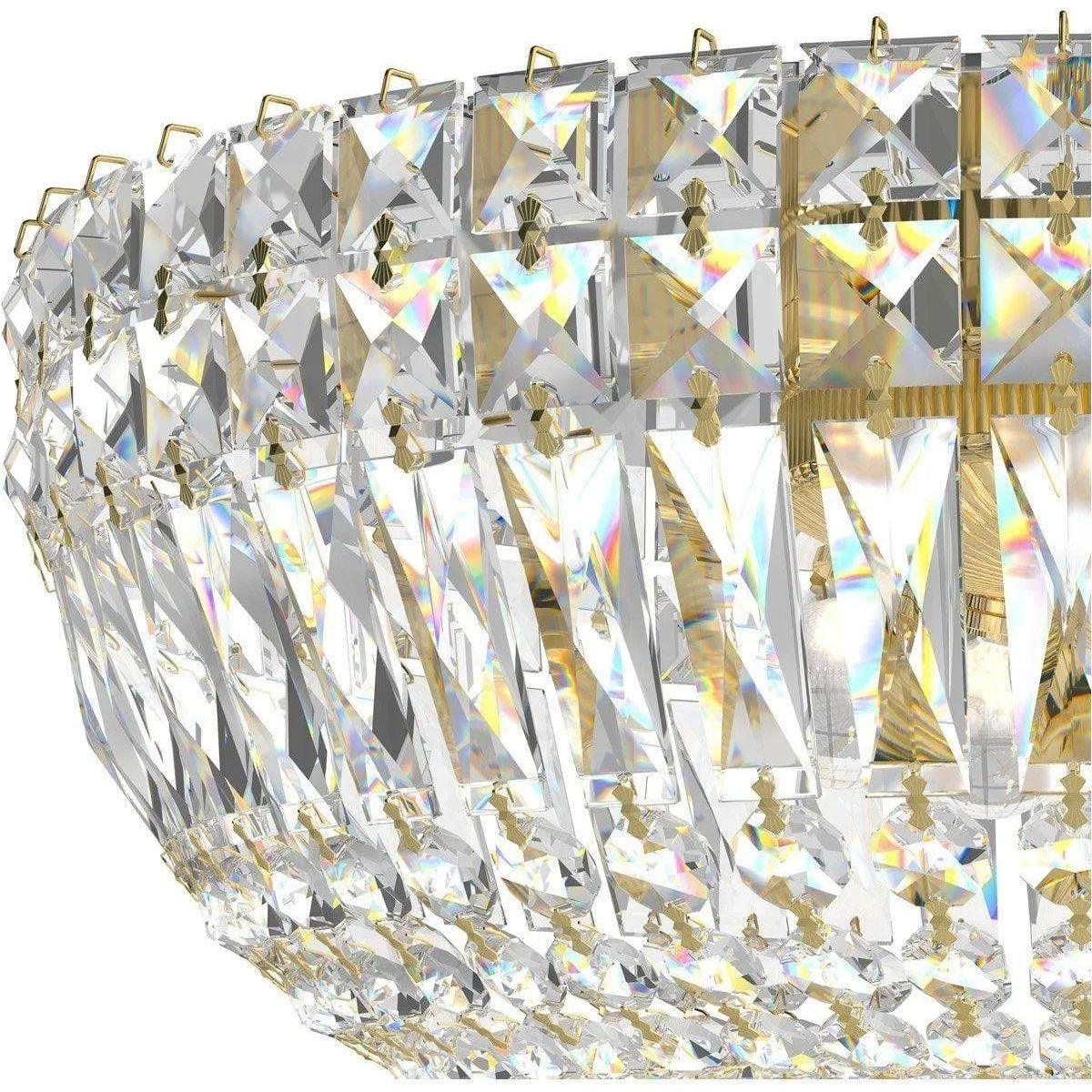 Schonbek 1870 - Petit Crystal Deluxe Semi Flush - 5890-211S - Canada Light Shop