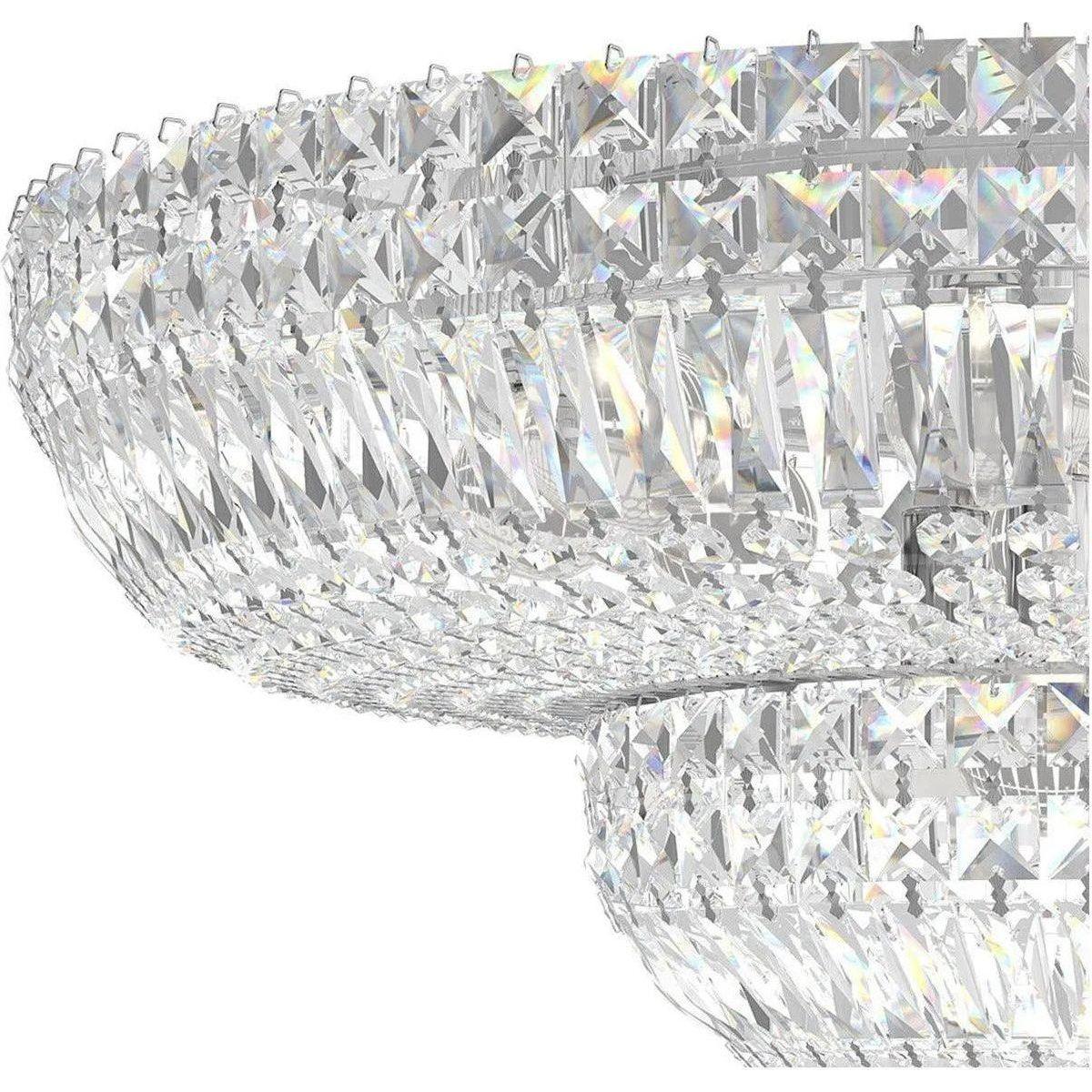 Schonbek 1870 - Petit Crystal Deluxe Semi Flush - 5890-211S - Canada Light Shop
