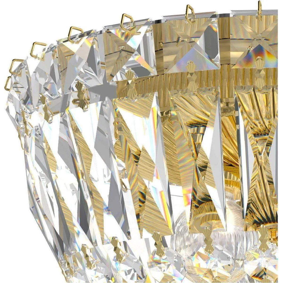 Schonbek 1870 - Petit Crystal Deluxe Semi Flush - 5890-211S - Canada Light Shop