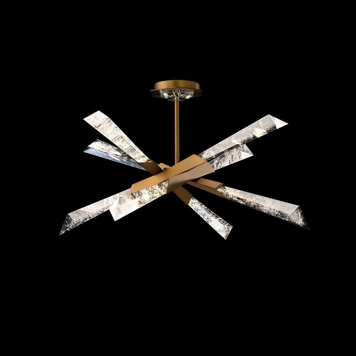 Schonbek Beyond - Solitude LED Semi-Flush Mount - BFM31428-AB - Canada Light Shop