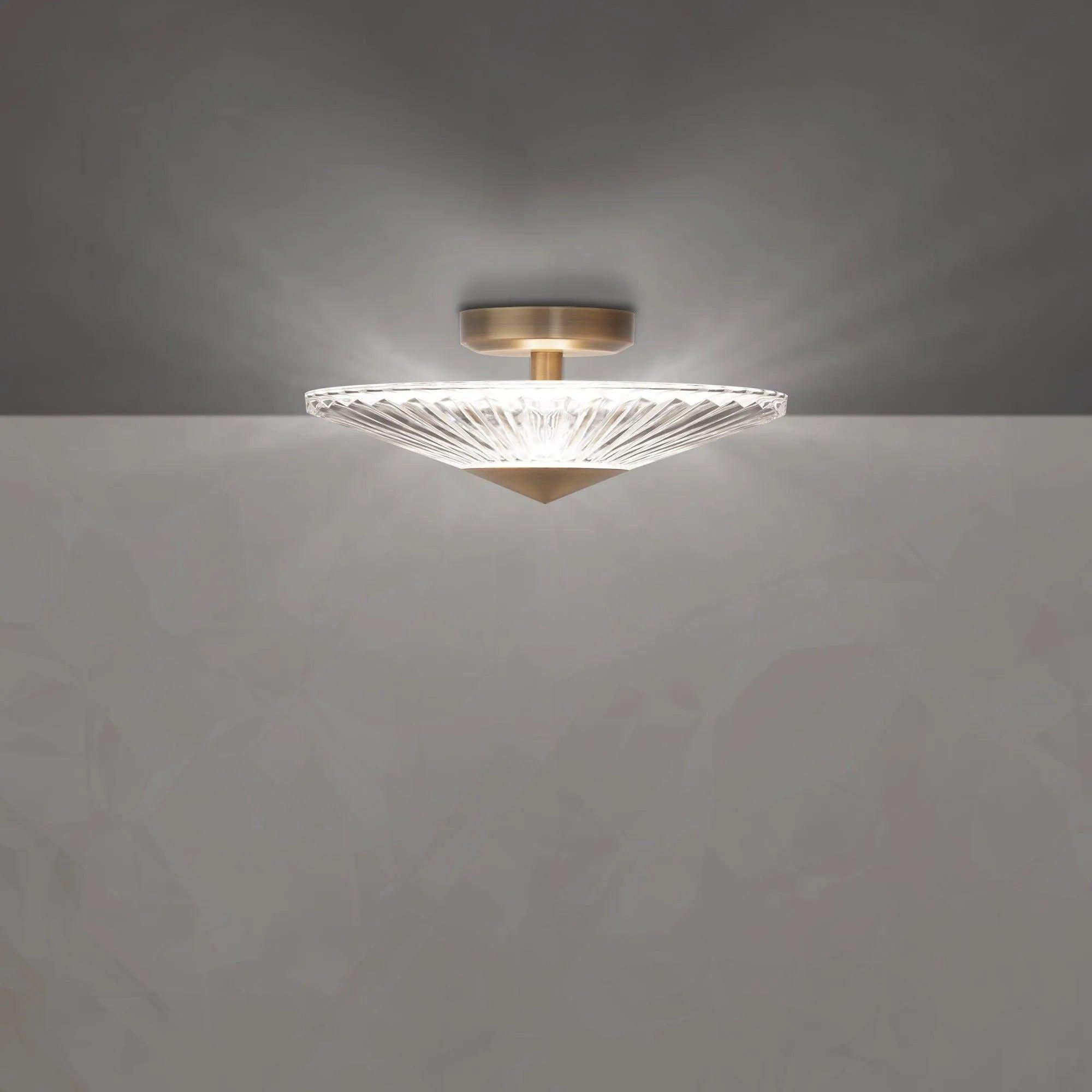 Schonbek Signature - Origami Semi-Flush Mount - S7212-700H - Canada Light Shop