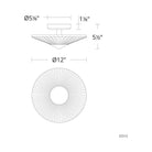 Schonbek Signature - Origami Semi-Flush Mount - S7212-700H - Canada Light Shop