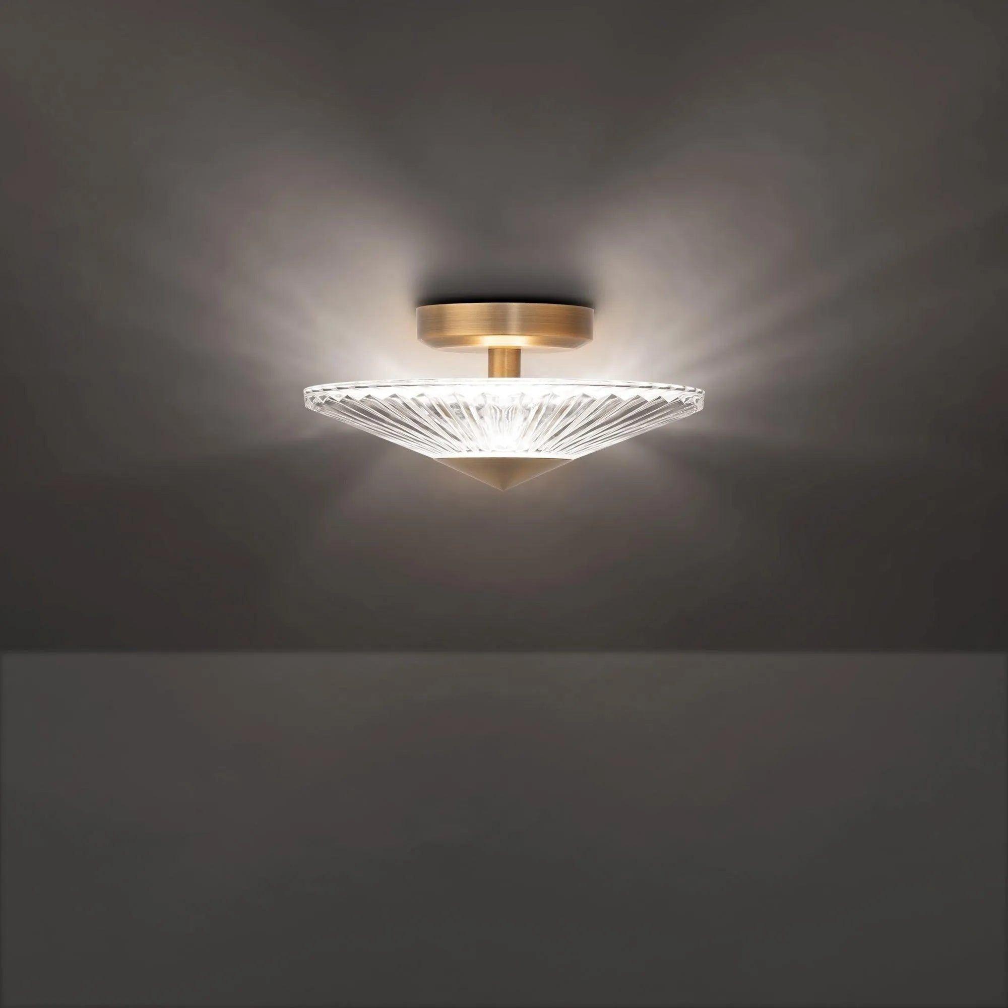 Schonbek Signature - Origami Semi-Flush Mount - S7212-700H - Canada Light Shop