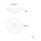 Schonbek Signature - Roma Flush Mount - S6012-700O - Canada Light Shop