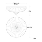 Schonbek Signature - Roma Flush Mount - S6012-700O - Canada Light Shop