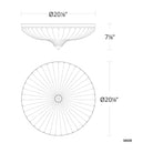 Schonbek Signature - Roma Flush Mount - S6012-700O - Canada Light Shop