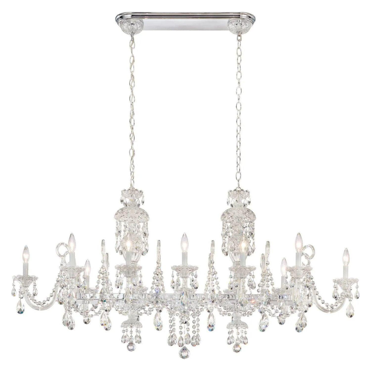 Schonbek Signature - Sterling Linear Linear Chandelier - S6912-40R - Canada Light Shop