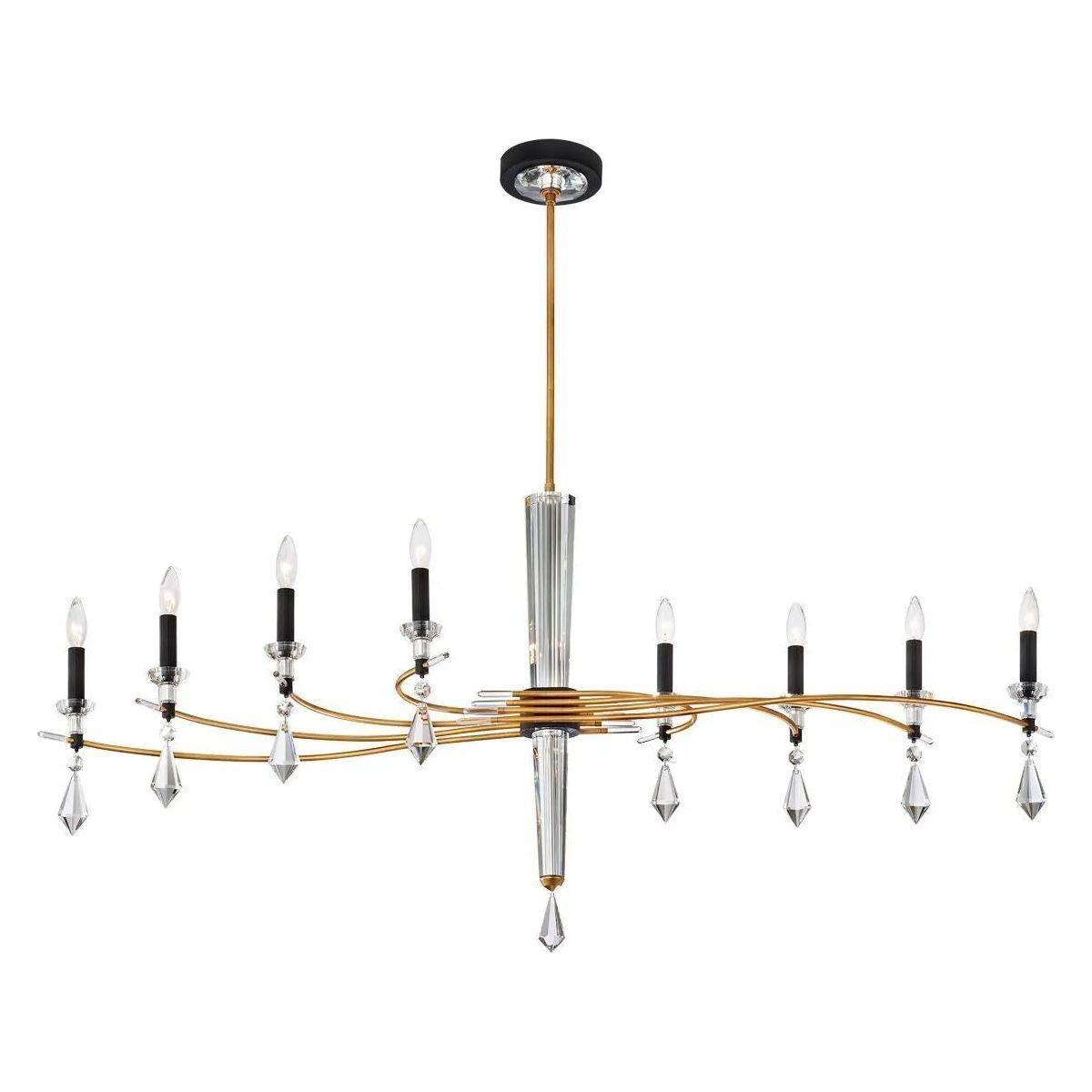 Schonbek Signature - Tempest Linear Chandelier - S5608-709/18R - Canada Light Shop