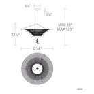 Schonbek Signature - Veneto Chandelier - S2234-706H - Canada Light Shop