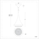 Schonbek Signature - Verita Pendant - S5508-18O - Canada Light Shop