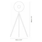Seed Design - Apollo Mega Floor Lamp - SLD-3655MFTE-BCH - Canada Light Shop
