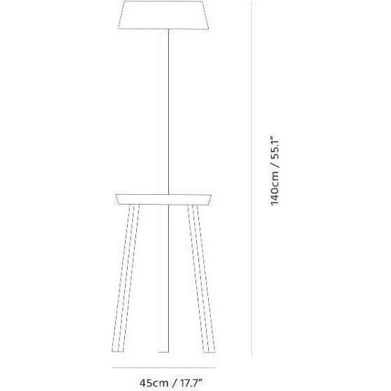 Seed Design - Carry Floor Lamp - SQ-6350MFU-WH - Canada Light Shop