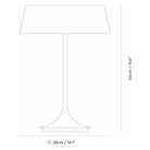 Seed Design - China Table Lamp - SQ-6350MDJ-1-BK - Canada Light Shop