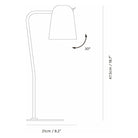 Seed Design - Dobi Table Lamp - SQ-2181D-WH - Canada Light Shop