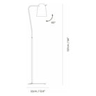 Seed Design - Dodo Floor Lamp - SQ-218FR-BK - Canada Light Shop