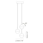 Seed Design - Dora Pendant Light 3 - SLD-1010P3-CPR - Canada Light Shop