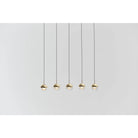 Seed Design - Dora Pendant Light 5 - SLD-1010PL5-BRS - Canada Light Shop