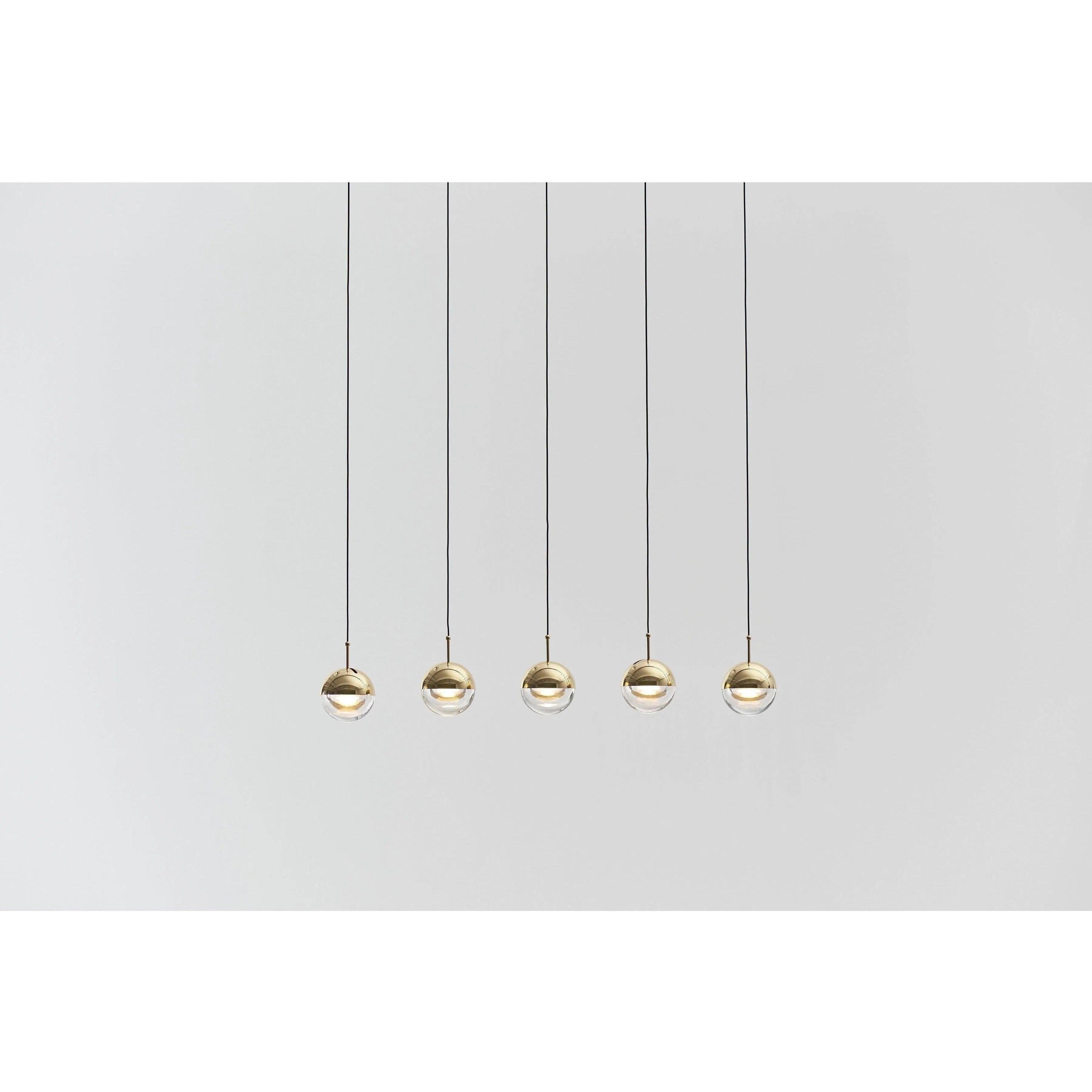 Seed Design - Dora Pendant Light 5 - SLD-1010PL5-BRS - Canada Light Shop