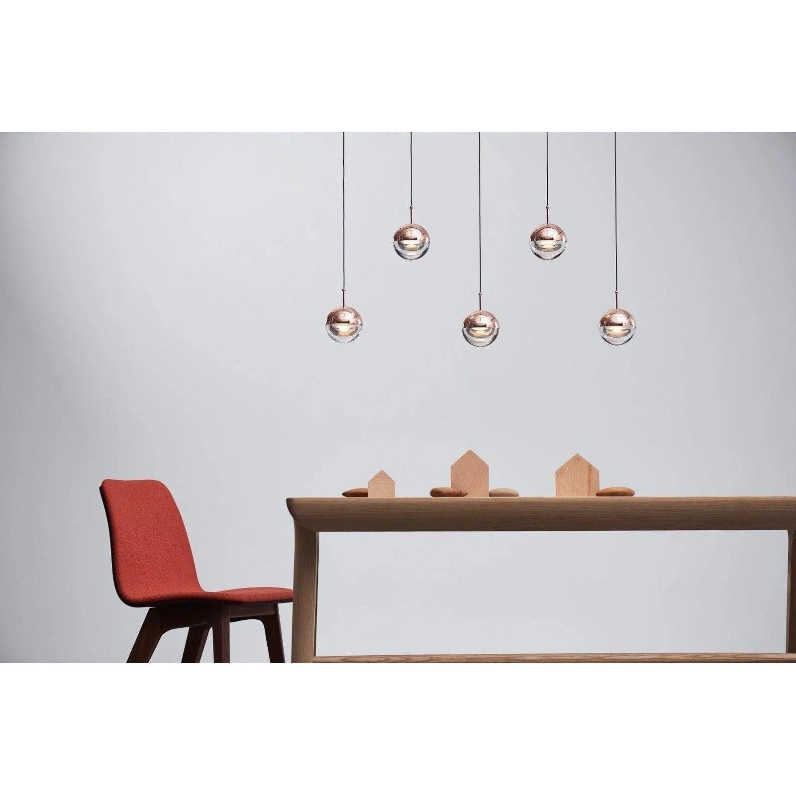 Seed Design - Dora Pendant Light 5 - SLD-1010PL5-CPR - Canada Light Shop