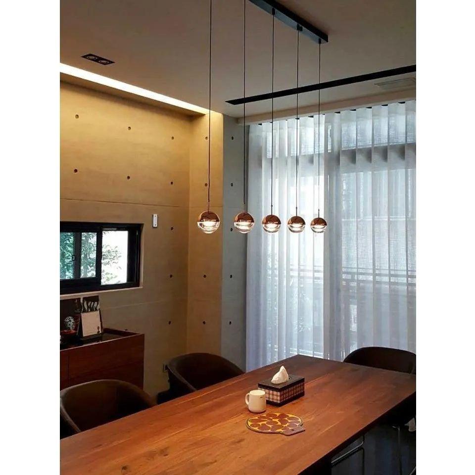 Seed Design - Dora Pendant Light 5 - SLD-1010PL5-CPR - Canada Light Shop