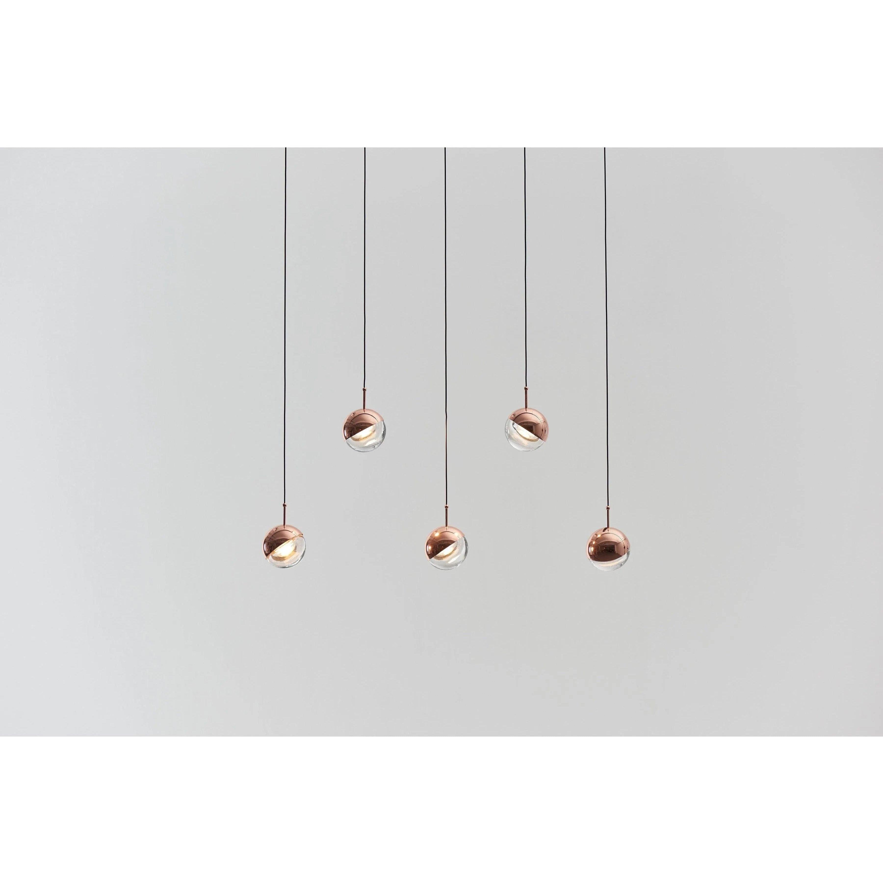 Seed Design - Dora Pendant Light 5 - SLD-1010PL5-CPR - Canada Light Shop