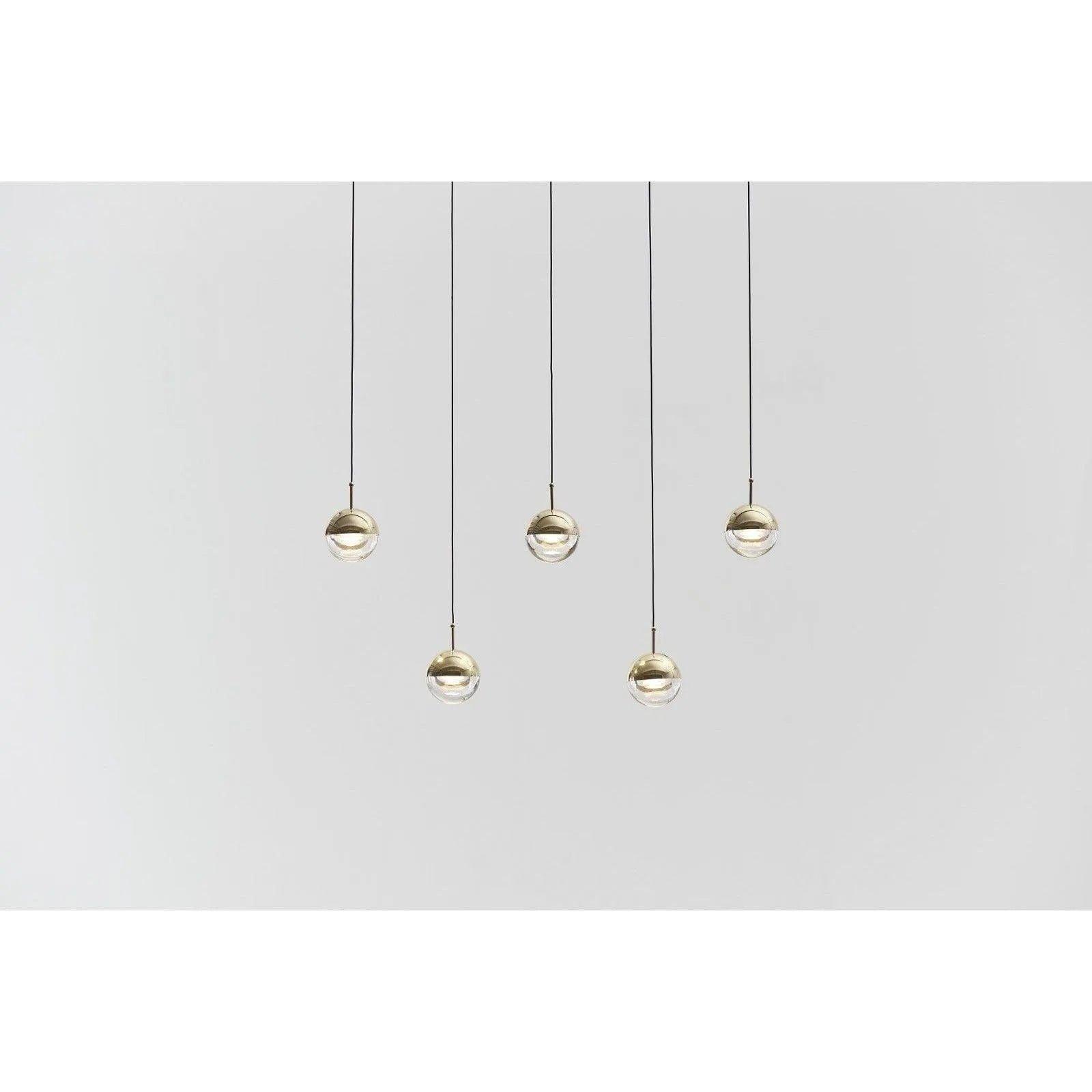 Seed Design - Dora Pendant Light 5 - SLD-1010PL5-CPR - Canada Light Shop