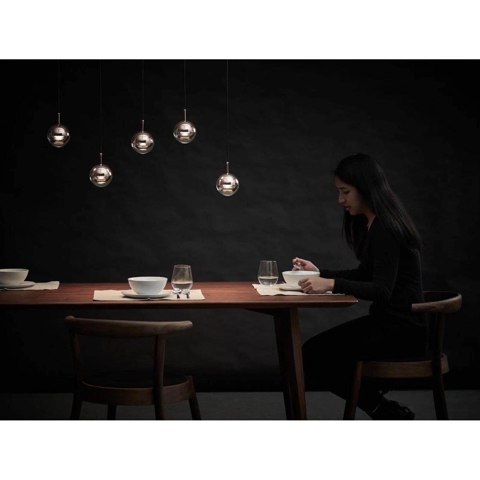 Seed Design - Dora Pendant Light 5 - SLD-1010PL5-CPR - Canada Light Shop