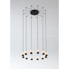 Seed Design - Fuji Pendant Light 12 - SLD-1011PF12-BK - Canada Light Shop