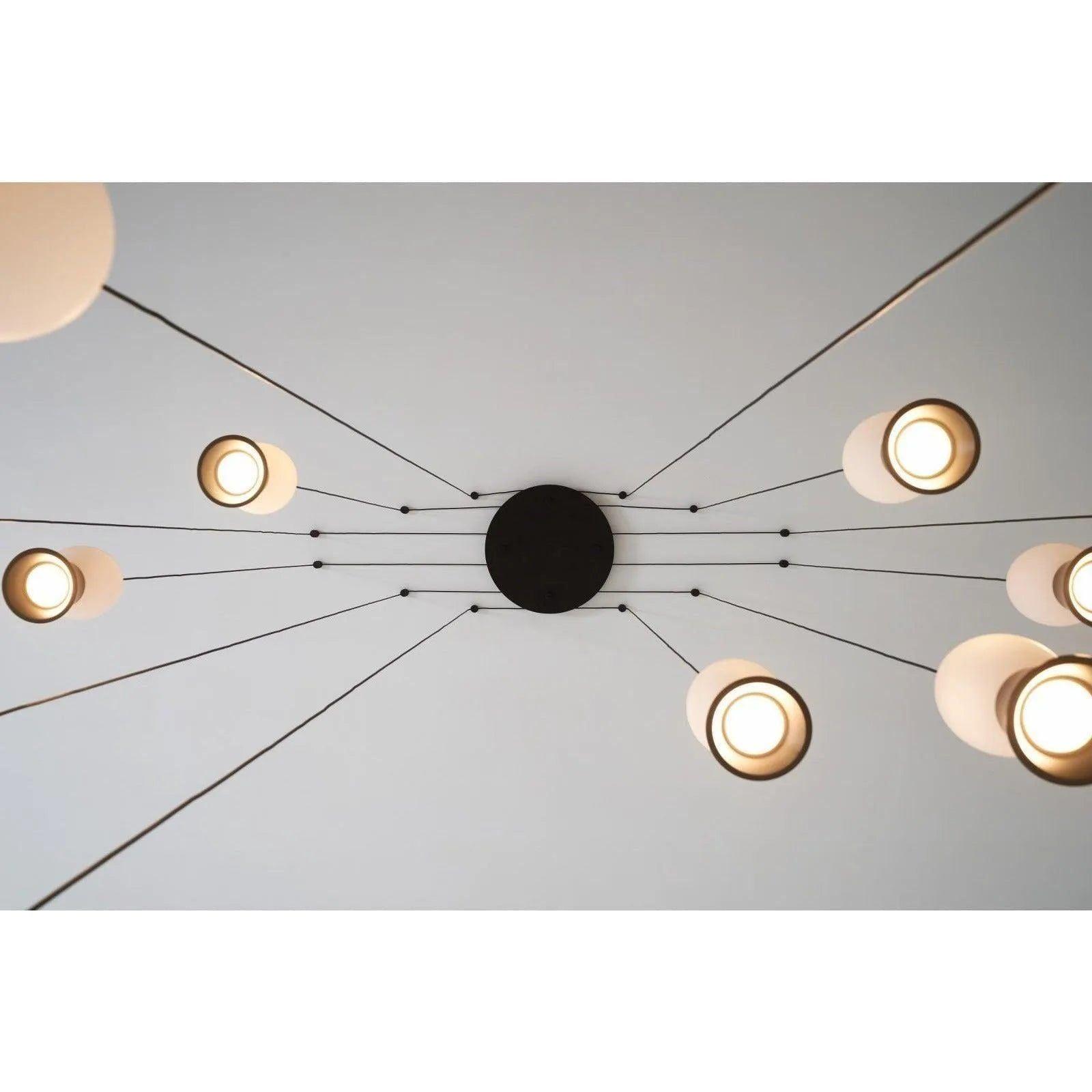 Seed Design - Fuji Pendant Light 12 - SLD-1011PF12-BK - Canada Light Shop