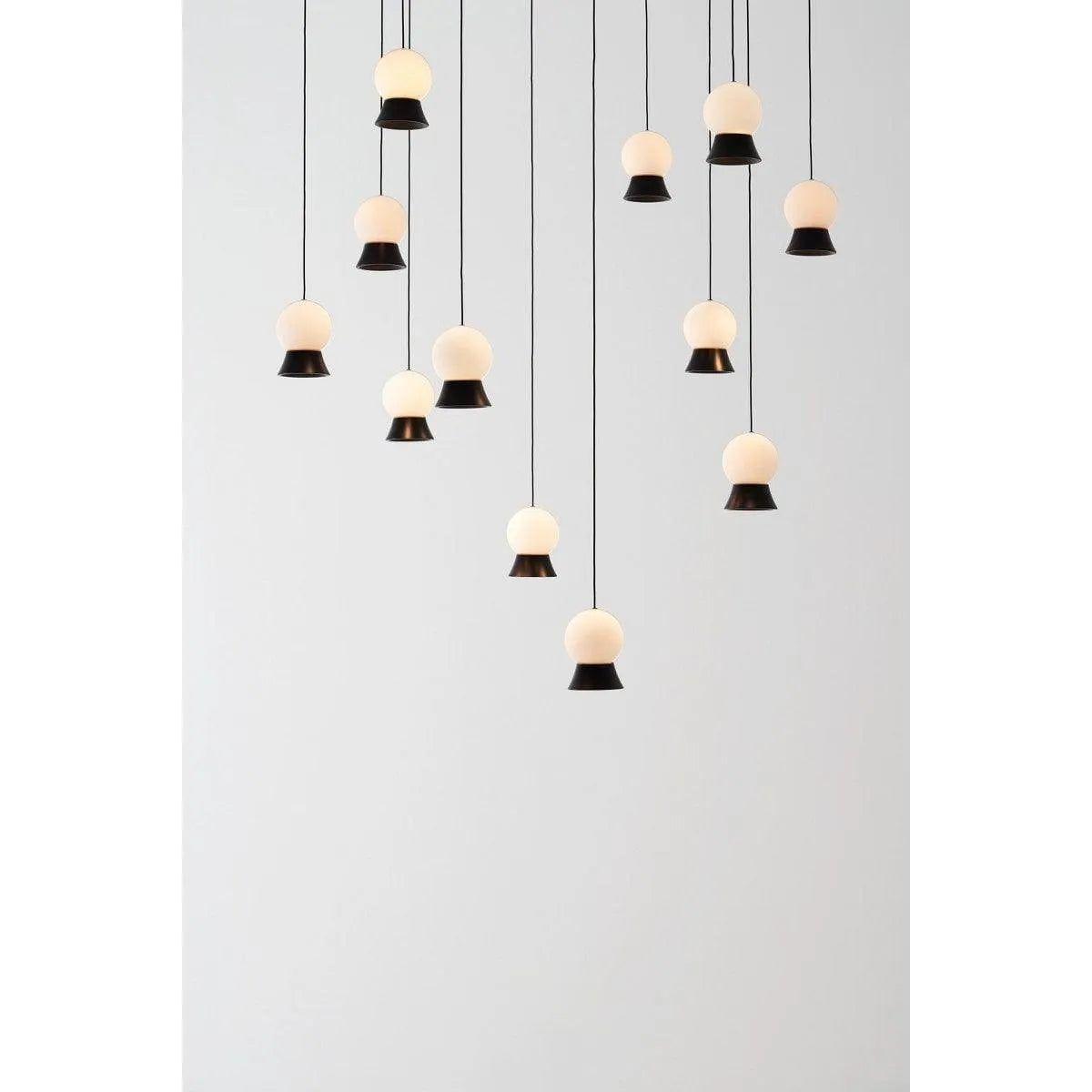 Seed Design - Fuji Pendant Light 12 - SLD-1011PF12-BK - Canada Light Shop