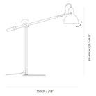Seed Design - Laito Gentle Table Lamp - SQ-793MDR-BLK - Canada Light Shop