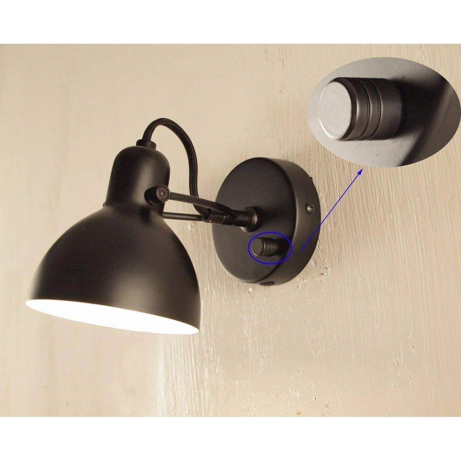 Seed Design - Laito mini Wall Lamp - SQ-793MWR-BK - Canada Light Shop