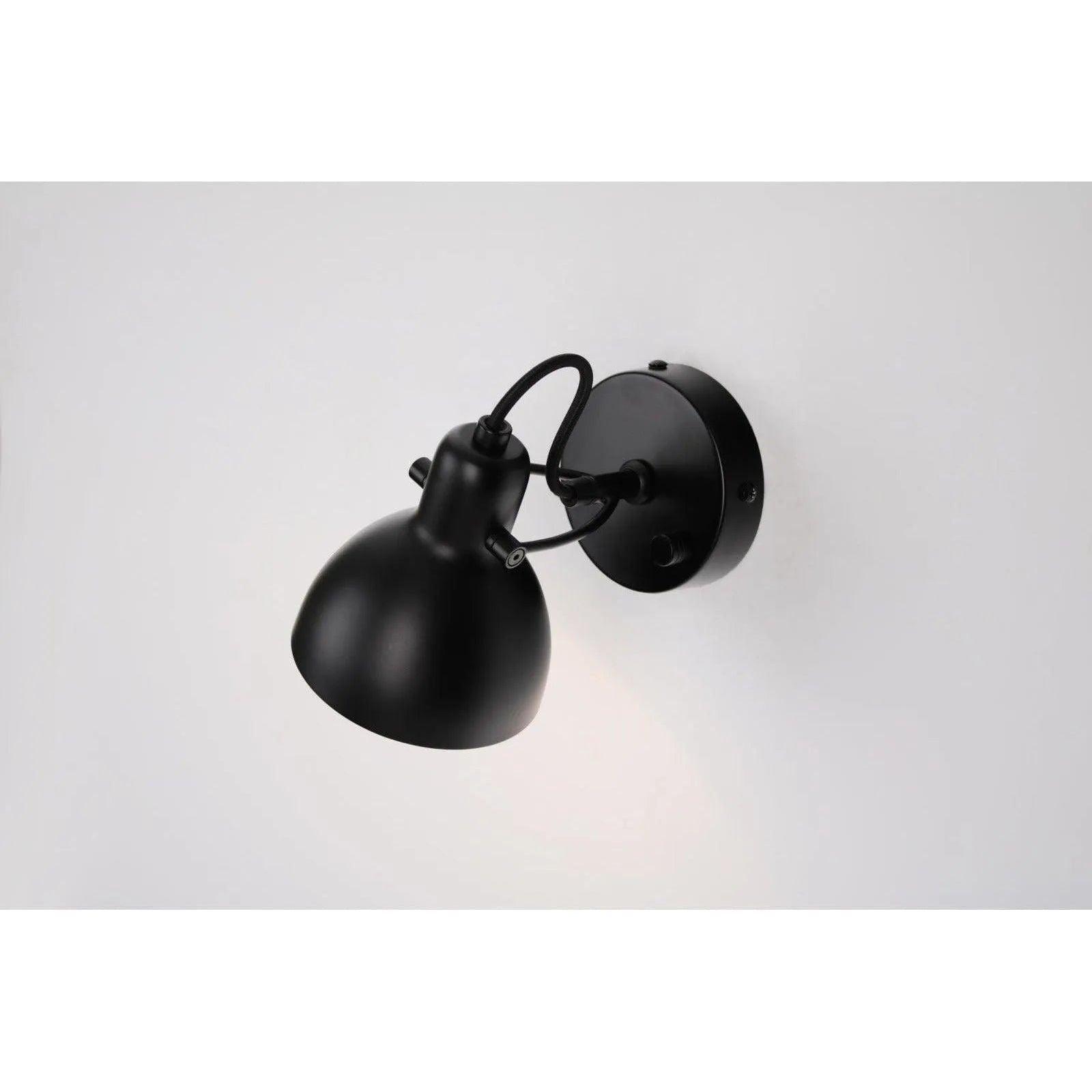 Seed Design - Laito mini Wall Lamp - SQ-793MWR-BK - Canada Light Shop